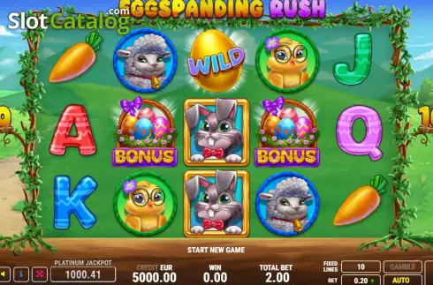 Οθόνη2. Eggspanding Rush Κουλοχέρης