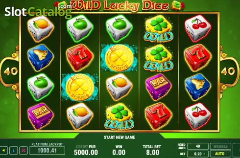 Οθόνη2. Wild Lucky Dice Κουλοχέρης