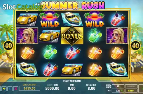 Οθόνη2. Summer Rush Κουλοχέρης