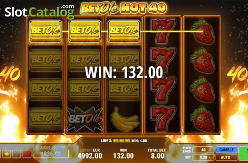 Οθόνη3. Bet Ole Hot 40 Κουλοχέρης 