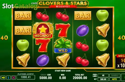 Οθόνη2. Clovers & Stars Κουλοχέρης