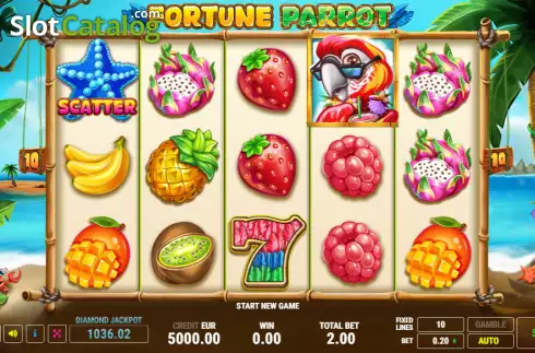Οθόνη2. Fortune Parrot Κουλοχέρης