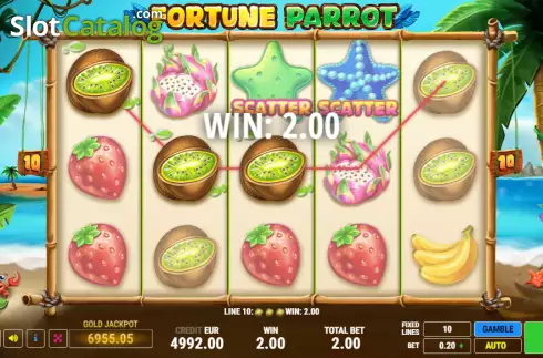Οθόνη3. Fortune Parrot Κουλοχέρης