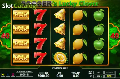 Οθόνη2. Soccer's Lucky Clover Κουλοχέρης