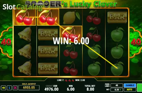 Οθόνη3. Soccer's Lucky Clover Κουλοχέρης