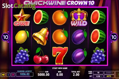 Οθόνη2. Quick Win Crown 10 Κουλοχέρης