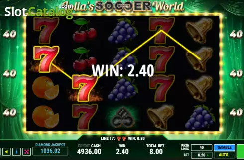Οθόνη3. Lolla's Soccer World Κουλοχέρης