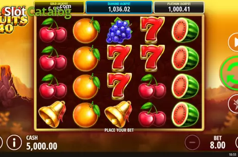 Οθόνη2. Blow Fruits 40 Κουλοχέρης
