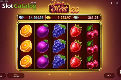 Οθόνη2. Juicy Heat 20 Κουλοχέρης