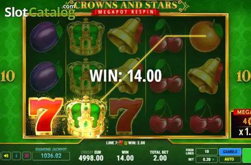 Οθόνη3. Crowns and Stars Κουλοχέρης