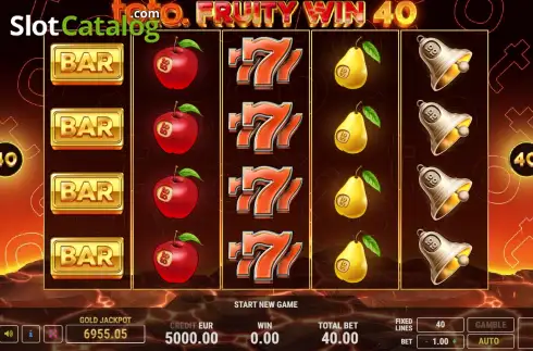 Οθόνη2. Toto Fruity Win 40 Κουλοχέρης 