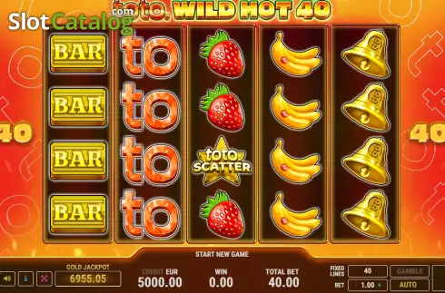 Οθόνη2. Toto Wild Hot 40 Κουλοχέρης