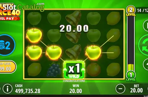 Οθόνη3. Fruity Force 40 Κουλοχέρης