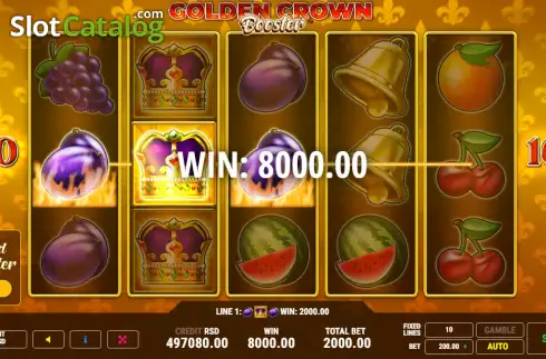 Οθόνη3. Golden Crown Booster Κουλοχέρης