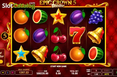 Οθόνη2. Epic Crown 5 Booster Κουλοχέρης