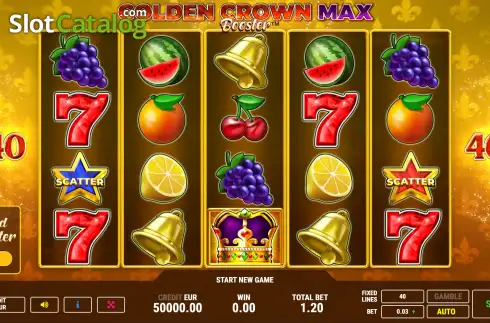 Οθόνη1. Golden Crown Max Booster Κουλοχέρης
