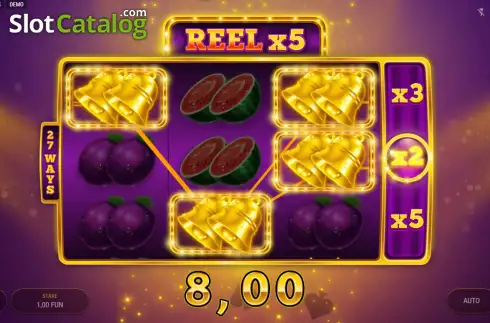 Οθόνη3. Reel X5: 27 Ways Κουλοχέρης