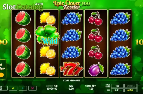 Οθόνη1. Epic Clover 100 Booster Κουλοχέρης