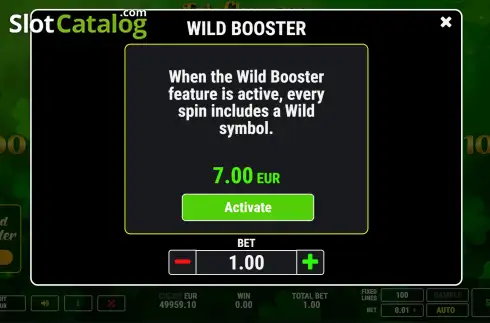 Οθόνη6. Epic Clover 100 Booster Κουλοχέρης