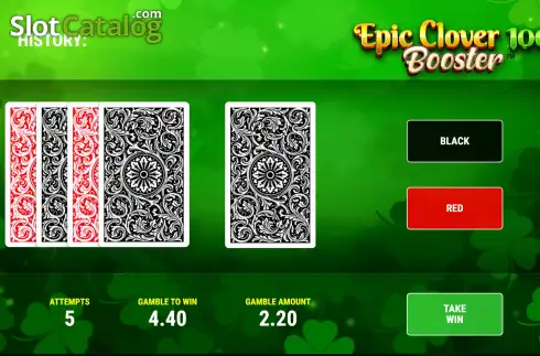 Οθόνη8. Epic Clover 100 Booster Κουλοχέρης