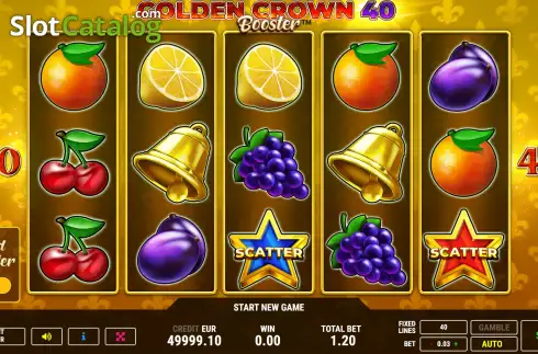 Οθόνη1. Golden Crown 40 Booster Κουλοχέρης