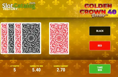 Οθόνη7. Golden Crown 40 Booster Κουλοχέρης
