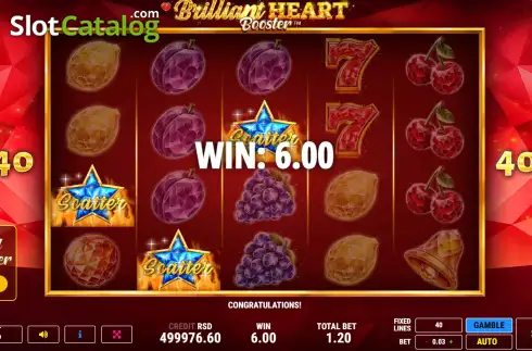 Οθόνη5. Brilliant Heart Booster Κουλοχέρης