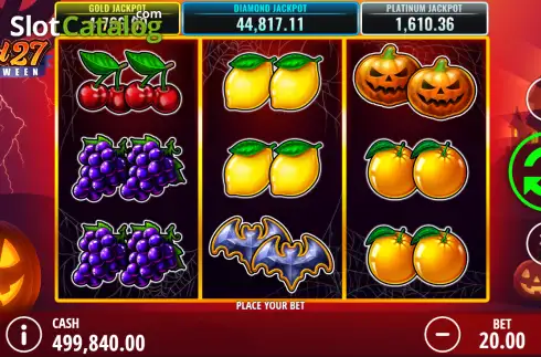 Οθόνη2. Wild 27 Halloween Κουλοχέρης