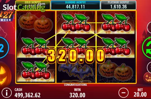 Οθόνη3. Wild 27 Halloween Κουλοχέρης
