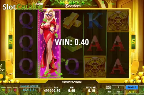 Οθόνη3. Money 5 Booster Κουλοχέρης