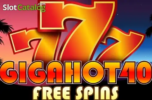 Giga Hot 40 Free Spins Λογότυπο Giga Hot 40 Free Spins Λογότυπο