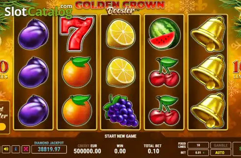 Οθόνη2. Golden Crown Christmas Booster Κουλοχέρης