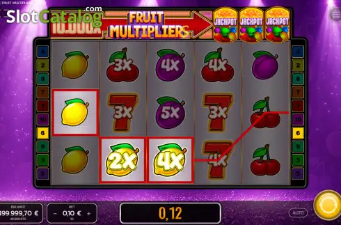Οθόνη3. Fruit Multipliers Κουλοχέρης