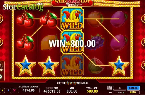 Οθόνη3. Wild Joker Hot Booster Κουλοχέρης