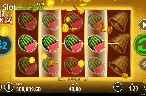 Οθόνη3. Fruit Lock 7 Κουλοχέρης