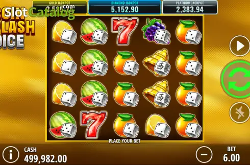 Οθόνη2. Coin Splash Dice Κουλοχέρης