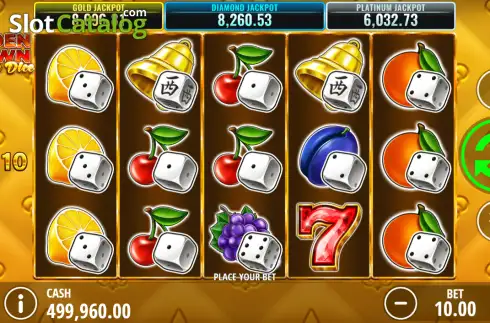 Οθόνη2. Golden Crown Extreme Dice Κουλοχέρης