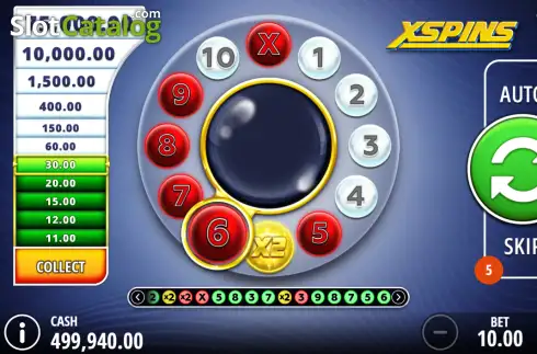 Οθόνη3. XSpins Κουλοχέρης