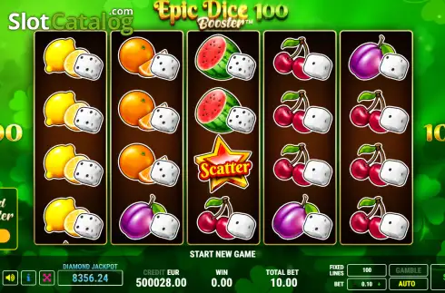 Οθόνη2. Epic Dice 100 Booster Κουλοχέρης