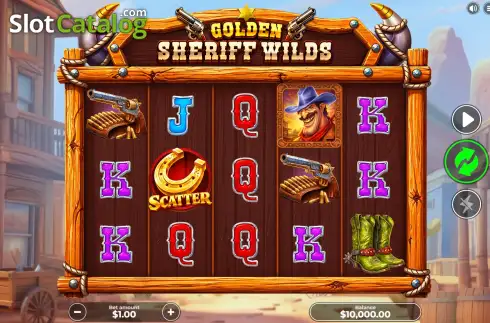 Οθόνη2. Golden Sheriff Wilds Κουλοχέρης