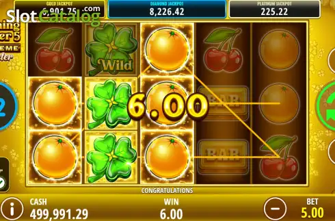 Οθόνη3. Winning Clover 5 Extreme Booster Κουλοχέρης 