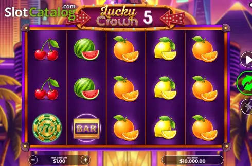 Οθόνη2. Lucky Crown 5 Κουλοχέρης