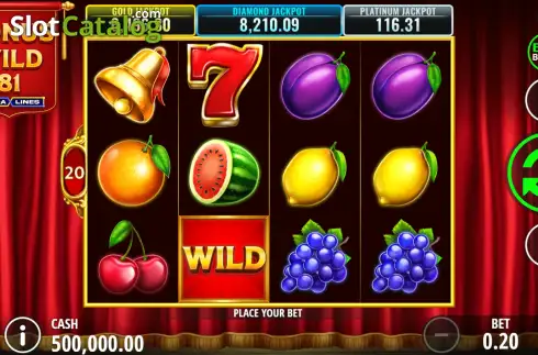 Οθόνη2. Bonus Wild 81 Extralines Κουλοχέρης