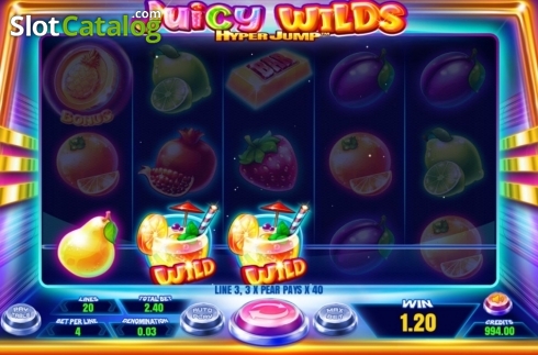 Οθόνη4. Juicy Wilds Κουλοχέρης