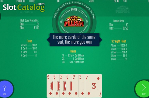 Οθόνη2. High Card Flush Κουλοχέρης 