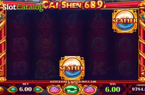 Οθόνη3. Cai Shen 689 Κουλοχέρης
