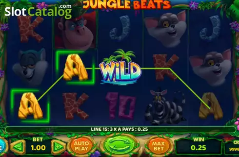 Οθόνη3. Jungle Beats Κουλοχέρης