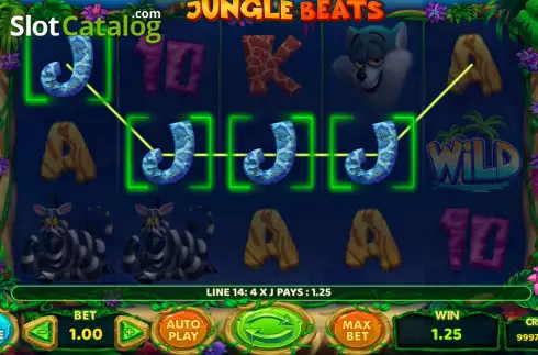 Οθόνη4. Jungle Beats Κουλοχέρης