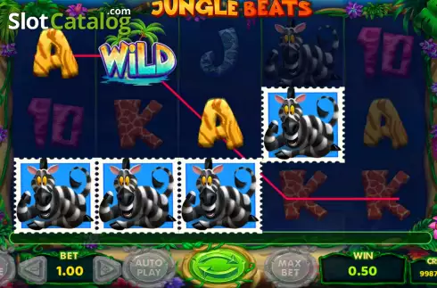Οθόνη5. Jungle Beats Κουλοχέρης