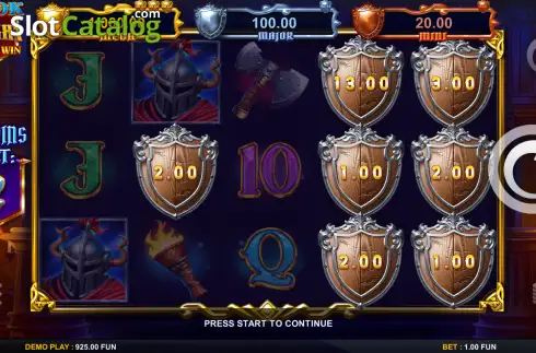 Οθόνη3. Book of Knight Hold and Win Κουλοχέρης